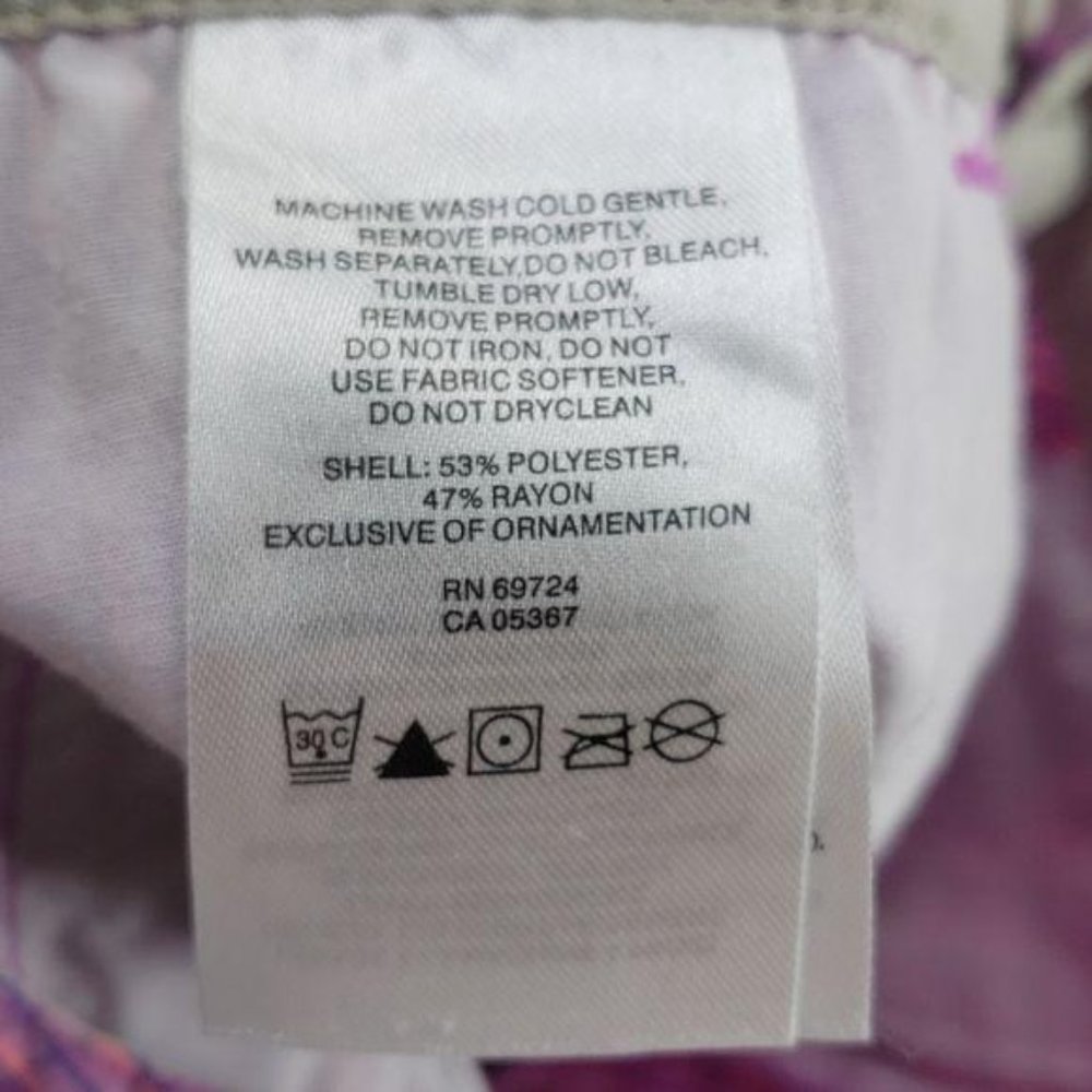 Columbia omni shade plaid purple medium shorts - Picture 8 of 8
